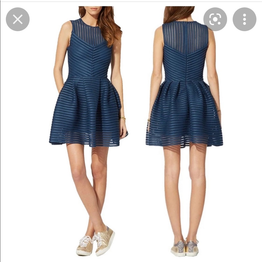 Maje blue mini dress size 1